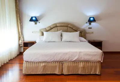Cama o camas de una habitación en Hotel Mexico