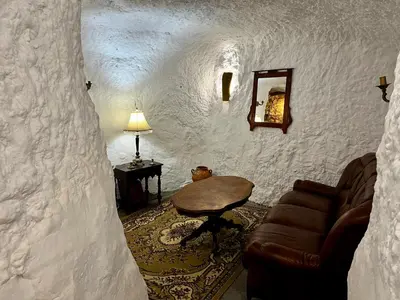 Zona de estar de Cuevas La Veranda
