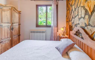 Cama o camas de una habitación en Lovely Home In Mecina Bombarón