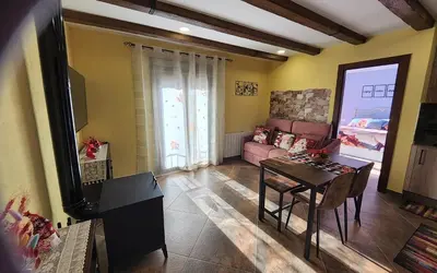 Zona de estar de Alojamiento rural Casa Clara la Pescaora