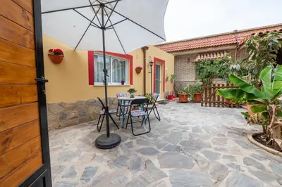 Un patio o zona al aire libre en Casa 
