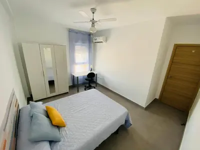 Cama o camas de una habitación en Apartamento ZAPILLO IRIA 1