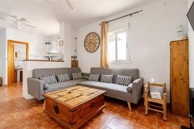 Zona de estar de Alzeina, casa con mucho encanto a 300mtr de la playa