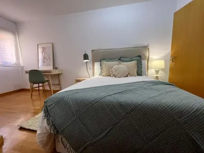 Cama o camas de una habitación en Apartamento Playa Delicias