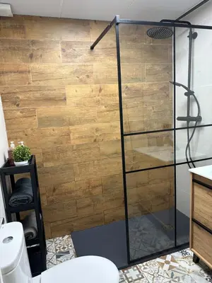 Un baño de Tu casita en San José con acceso directo a playa