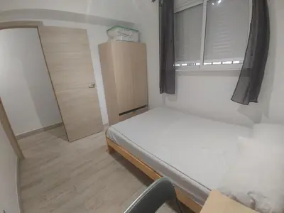 Cama o camas de una habitación en Zapillo Jaul sin ascensor