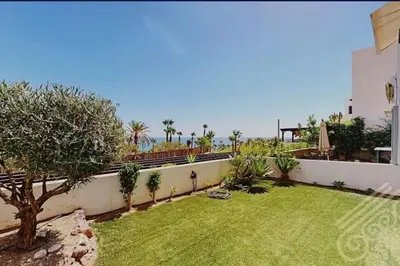 Jardín al aire libre en Precioso apartamento en Macenas