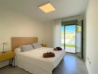 Cama o camas de una habitación en Apartment in Mojácar near the Beach