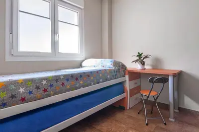 Cama o camas de una habitación en Casa Las Minas