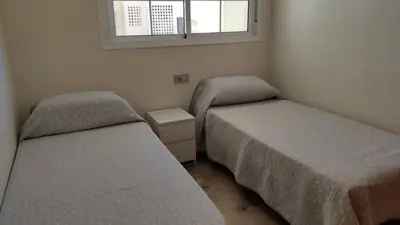 Cama o camas de una habitación en Lovely 2 Bedroom 2 Bathroom Apartment With Pool Vereda Golf