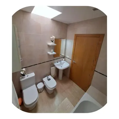 Un baño de Apartamento nuevo en pleno centro.