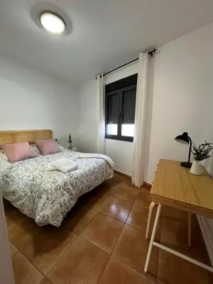 Cama o camas de una habitación en Las Hélices San José Cabo de Gata