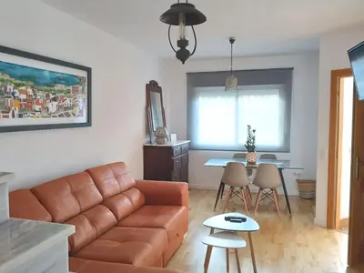 Zona de estar de Acogedor duplex para parejas en La Isleta
