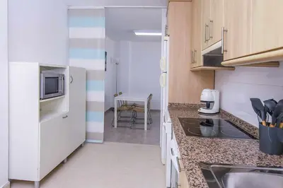 Una cocina o zona de cocina en El Horizonte (Piscina,Terraza y Vistas)
