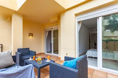 Zona de estar de Apartamento LUXURY en ROQUETAS DE MAR - PLAYA SERENA Urbanización VILLA ROMANA