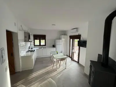 Una cocina o zona de cocina en Apartamentos Torreón de Manuela