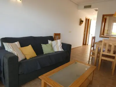 Zona de estar de La casita de Vera