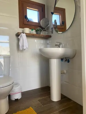 Un baño de Mi Cortijo hotel de playa