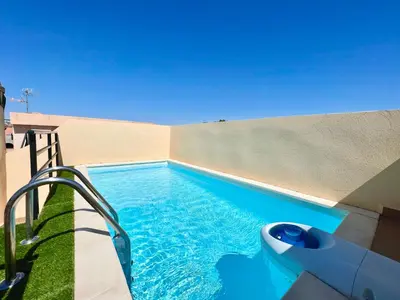 Piscina en o cerca de BORA BORA Ático con piscina privada en Vera Paraíso