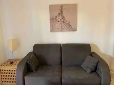 Zona de estar de Jardines Nuevo Vera: 1ª línea playa